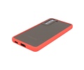 BAOHU Hoesje Geschikt voor de Samsung Galaxy S21 - Hard Case Backcover Telefoonhoesje - Rood