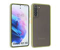 BAOHU Hoesje Geschikt voor de Samsung Galaxy S21 - Hard Case Backcover Telefoonhoesje - Groen