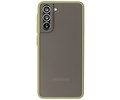 Samsung Galaxy S21 Hoesje Hard Case Backcover Telefoonhoesje Groen