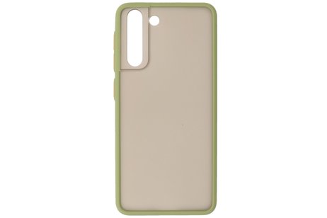 Samsung Galaxy S21 Hoesje Hard Case Backcover Telefoonhoesje Groen