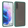 BAOHU Samsung Galaxy S21 Hoesje Hard Case Backcover Telefoonhoesje Donker Groen