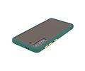 BAOHU Hoesje Geschikt voor de Samsung Galaxy S21 - Hard Case Backcover Telefoonhoesje - Donker Groen