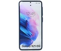 BAOHU Hoesje Geschikt voor de Samsung Galaxy S21 Plus - Hard Case Backcover Telefoonhoesje - Blauw
