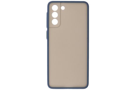 BAOHU Hoesje Geschikt voor de Samsung Galaxy S21 Plus - Hard Case Backcover Telefoonhoesje - Blauw