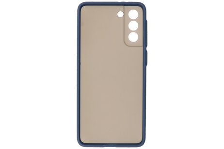 BAOHU Hoesje Geschikt voor de Samsung Galaxy S21 Plus - Hard Case Backcover Telefoonhoesje - Blauw