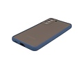 BAOHU Hoesje Geschikt voor de Samsung Galaxy S21 Plus - Hard Case Backcover Telefoonhoesje - Blauw