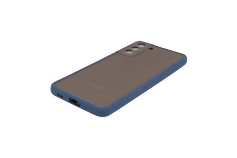 BAOHU Hoesje Geschikt voor de Samsung Galaxy S21 Plus - Hard Case Backcover Telefoonhoesje - Blauw