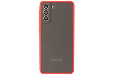 Samsung Galaxy S21 Plus Hoesje Hard Case Backcover Telefoonhoesje Rood