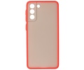 BAOHU Hoesje Geschikt voor de Samsung Galaxy S21 Plus - Hard Case Backcover Telefoonhoesje - Rood