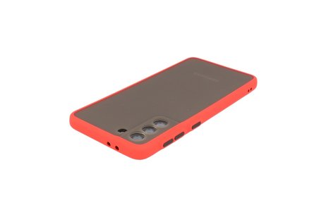 BAOHU Hoesje Geschikt voor de Samsung Galaxy S21 Plus - Hard Case Backcover Telefoonhoesje - Rood