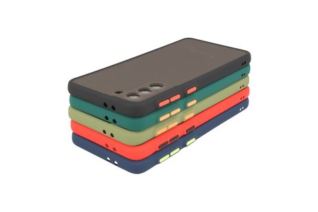 BAOHU Hoesje Geschikt voor de Samsung Galaxy S21 Plus - Hard Case Backcover Telefoonhoesje - Rood