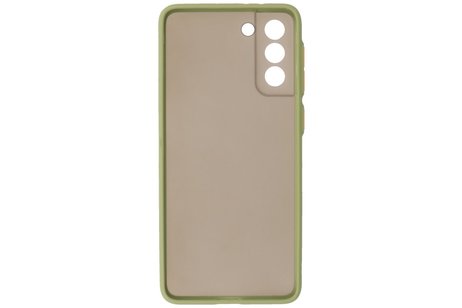 Samsung Galaxy S21 Plus Hoesje Hard Case Backcover Telefoonhoesje Groen