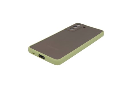 BAOHU Hoesje Geschikt voor de Samsung Galaxy S21 Plus - Hard Case Backcover Telefoonhoesje - Groen