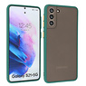 BAOHU Samsung Galaxy S21 Plus Hoesje Hard Case Backcover Telefoonhoesje Donker Groen