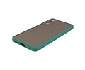 Samsung Galaxy S21 Plus Hoesje Hard Case Backcover Telefoonhoesje Donker Groen