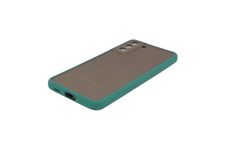 Samsung Galaxy S21 Plus Hoesje Hard Case Backcover Telefoonhoesje Donker Groen