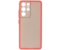 Samsung Galaxy S21 Ultra Hoesje Hard Case Backcover Telefoonhoesje Rood