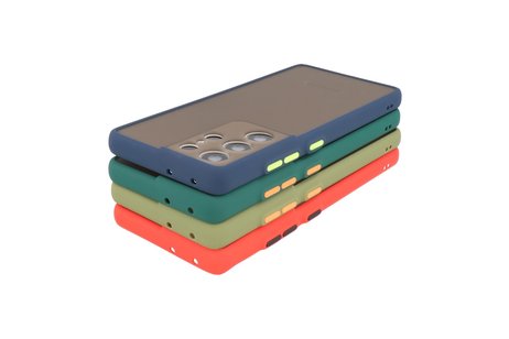 BAOHU Hoesje Geschikt voor de Samsung Galaxy S21 Ultra - Hard Case Backcover Telefoonhoesje - Rood