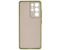 BAOHU Hoesje Geschikt voor de Samsung Galaxy S21 Ultra - Hard Case Backcover Telefoonhoesje - Groen