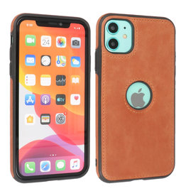 BAOHU BAOHU Lederen Hoesje Backcover iPhone 11 Cognac