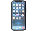 BAOHU BAOHU - Lederen Hoesje Backcover - Geschikt voor iPhone 12 - iPhone 12 Pro - Zwart