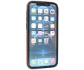BAOHU BAOHU - Lederen Hoesje Backcover - Geschikt voor iPhone 12 - iPhone 12 Pro - Cognac