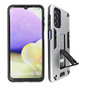 Stand Hardcase Backcover Samsung Galaxy A32 5G Zilver