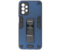 BAOHU Hoesje met Magnetic Stand Hard Case Geschikt voor de Samsung Galaxy A32 5G - Stand Shockproof Telefoonhoesje - Grip Stand Back Cover - Navy