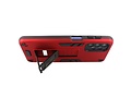 BAOHU Hoesje met Magnetic Stand Hard Case Geschikt voor de Samsung Galaxy A32 5G - Stand Shockproof Telefoonhoesje - Grip Stand Back Cover - Rood