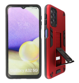 Stand Hardcase Backcover Samsung Galaxy A32 5G Rood