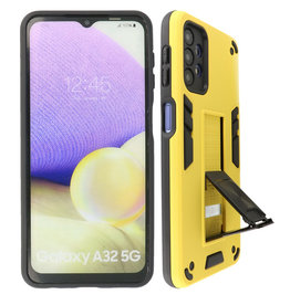 BAOHU Stand Hardcase Backcover Samsung Galaxy A32 5G Geel