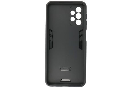 BAOHU Hoesje met Magnetic Stand Hard Case Geschikt voor de Samsung Galaxy A32 5G - Stand Shockproof Telefoonhoesje - Grip Stand Back Cover - Geel