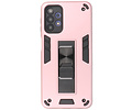 BAOHU Hoesje met Magnetic Stand Hard Case Geschikt voor de Samsung Galaxy A32 5G - Stand Shockproof Telefoonhoesje - Grip Stand Back Cover - Roze
