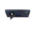BAOHU Hoesje met Magnetic Stand Hard Case Geschikt voor de Samsung Galaxy A42 5G - Stand Shockproof Telefoonhoesje - Grip Stand Back Cover - Navy