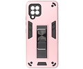 BAOHU Hoesje met Magnetic Stand Hard Case Geschikt voor de Samsung Galaxy A42 5G - Stand Shockproof Telefoonhoesje - Grip Stand Back Cover - Roze
