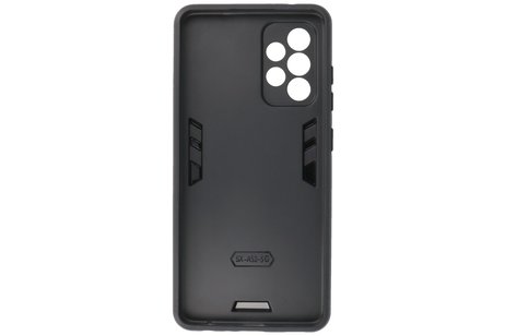 BAOHU Hoesje met Magnetic Stand Hard Case Geschikt voor de Samsung Galaxy A52 5G - Stand Shockproof Telefoonhoesje - Grip Stand Back Cover - Roze