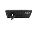 BAOHU Hoesje met Magnetic Stand Hard Case Geschikt voor de Samsung Galaxy A72 5G - Stand Shockproof Telefoonhoesje - Grip Stand Back Cover - Zwart