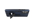 BAOHU Hoesje met Magnetic Stand Hard Case Geschikt voor de Samsung Galaxy A72 5G - Stand Shockproof Telefoonhoesje - Grip Stand Back Cover - Navy