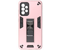 BAOHU Hoesje met Magnetic Stand Hard Case Geschikt voor de Samsung Galaxy A72 5G - Stand Shockproof Telefoonhoesje - Grip Stand Back Cover - Roze