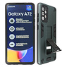 Stand Hardcase Backcover Samsung Galaxy A72 5G Donker Groen