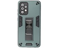 BAOHU Hoesje met Magnetic Stand Hard Case Geschikt voor de Samsung Galaxy A72 5G - Stand Shockproof Telefoonhoesje - Grip Stand Back Cover - Donker Groen