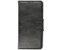 Zakelijke Book Case Telefoonhoesje Geschikt voor OnePlus 9R - Portemonnee Hoesje - Pasjeshouder Wallet Case - Zwart