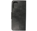 BAOHU Zakelijke Book Case Telefoonhoesje Geschikt voor OnePlus 9R - Portemonnee Hoesje - Pasjeshouder Wallet Case - Zwart