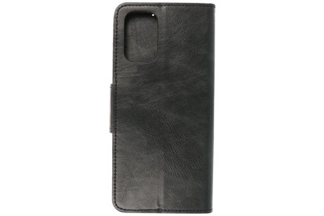 BAOHU Zakelijke Book Case Telefoonhoesje Geschikt voor OnePlus 9R - Portemonnee Hoesje - Pasjeshouder Wallet Case - Zwart