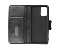 BAOHU Zakelijke Book Case Telefoonhoesje Geschikt voor OnePlus 9R - Portemonnee Hoesje - Pasjeshouder Wallet Case - Zwart
