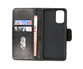 Zakelijke Book Case Telefoonhoesje Geschikt voor OnePlus 9R - Portemonnee Hoesje - Pasjeshouder Wallet Case - Zwart