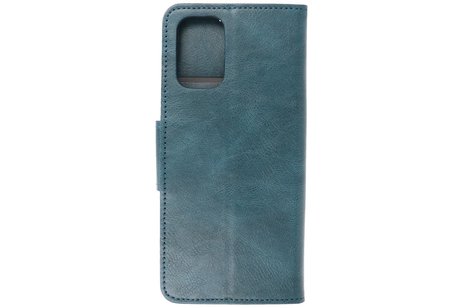 Zakelijke Book Case Telefoonhoesje - Portemonnee Hoesje - Pasjeshouder Wallet Case - Geschikt voor OnePlus 9R - Blauw