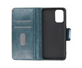 BAOHU Zakelijke Book Case Telefoonhoesje Geschikt voor OnePlus 9R - Portemonnee Hoesje - Pasjeshouder Wallet Case - Blauw