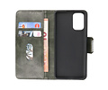 Zakelijke Book Case Telefoonhoesje - Portemonnee Hoesje - Pasjeshouder Wallet Case - Geschikt voor OnePlus 9R - Donker Groen