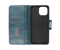 Zakelijke Book Case Telefoonhoesje - Portemonnee Hoesje - Pasjeshouder Wallet Case - Geschikt voor XiaoMi Mi 11 Lite 5G - Blauw